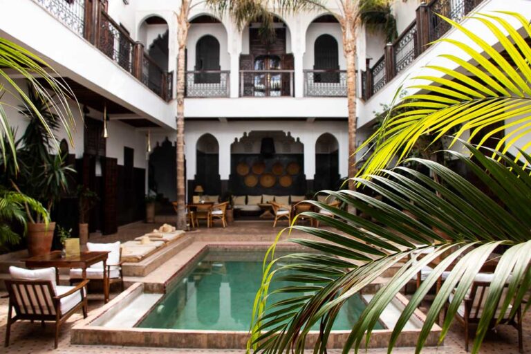 Riad in Marrakesch in Marokko